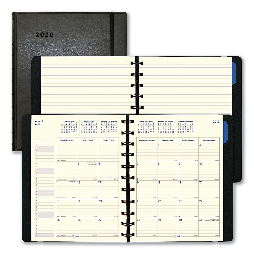 Filofax Soft Touch 17-Month Planner, 10.88 x 8.5, Black Cover, 17-Month (Aug to Dec): 2022 to 2023 (C1811001)