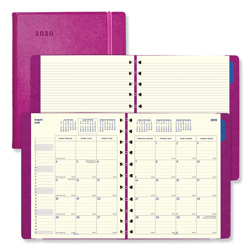 Filofax Soft Touch 17-Month Planner, 10.88 x 8.5, Fuchsia Cover, 17-Month (Aug to Dec): 2022 to 2023 (C1811003)