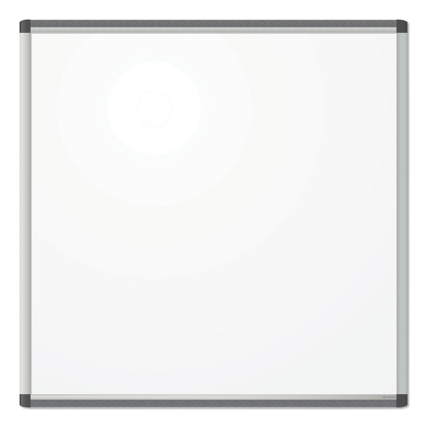 U Brands PINIT Magnetic Dry Erase Board, 36 x 36, White (2806U0001)