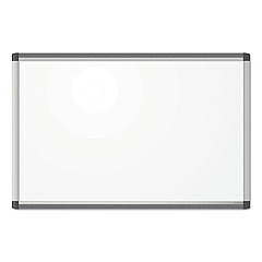 U Brands PINIT Magnetic Dry Erase Board, 36 x 24, White (2805U0001)