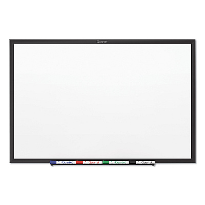 Quartet Classic Series Nano-Clean Dry Erase Board, 48 x 36, Black Aluminum Frame (SM534B)