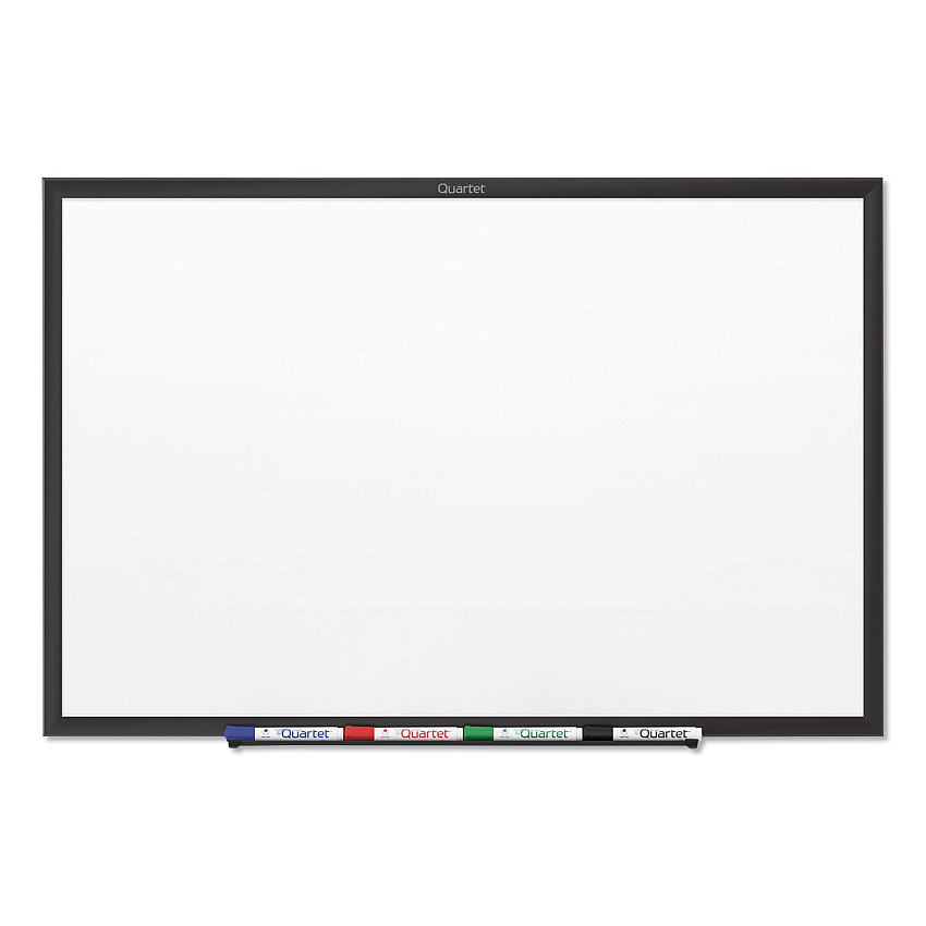 Quartet Classic Series Nano-Clean Dry Erase Board, 48 x 36, Black Aluminum Frame (SM534B)