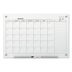 Quartet Infinity Magnetic Glass Calendar Board, 36 x 24 (GC3624F)