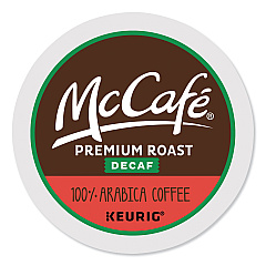 McCafe Premium Roast Decaf K-Cup, 24/BX (7467)