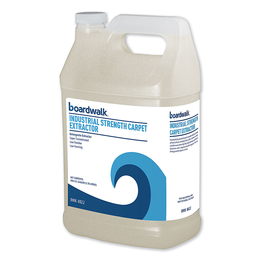 Boardwalk Industrial Strength Carpet Extractor, Clean Scent, 1 gal Bottle (BWK4822EA)