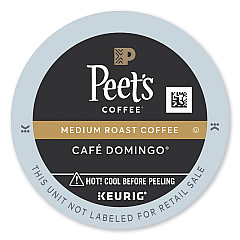 Peet's Coffee & Tea Cafe Domingo K-Cups, 22/Box (6543)