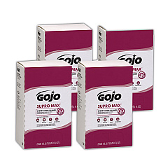 GOJO SUPRO MAX Cherry Lotion Hand Cleaner, 2,000 mL Refill, 4/Carton (728204)