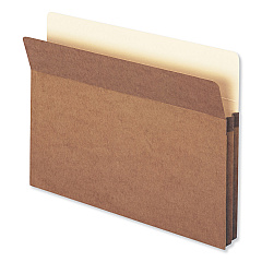 Smead Redrope Drop Front File Pockets, 1.75" Expansion, Letter Size, Redrope, 50/Box (73800)