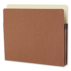 Smead Redrope Drop Front File Pockets, 1.75" Expansion, Letter Size, Redrope, 25/Box (73214)