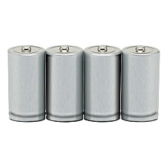 AbilityOne 6135014468307, Alkaline C Batteries, 4/Pack
