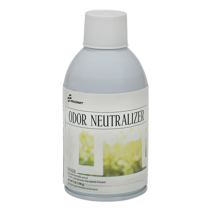 AbilityOne 6840014258232, SKILCRAFT, Zep Meter Mist Refills, Odor Neutralizer, 10 oz Aerosol Spray, 12/Box