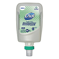 Dial Professional Antibacterial Foaming Hand Sanitizer Refill for FIT Manual Dispenser, 1.2 L Bottle, Fragrance-Free, 3/Carton (19038)