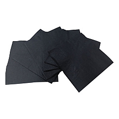 GEN Cocktail Napkins, 2-Ply, 9w x 4.5d, Black, 2,000/Carton (GEN1402)