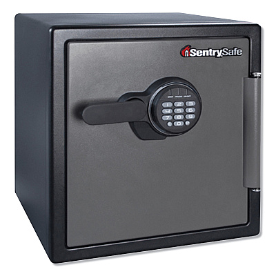 Sentry Safe Fire-Safe with Digital Keypad Access, 1.23 cu ft, 16.38w x 19.38d x 17.88h, Gunmetal (SFW123ES)