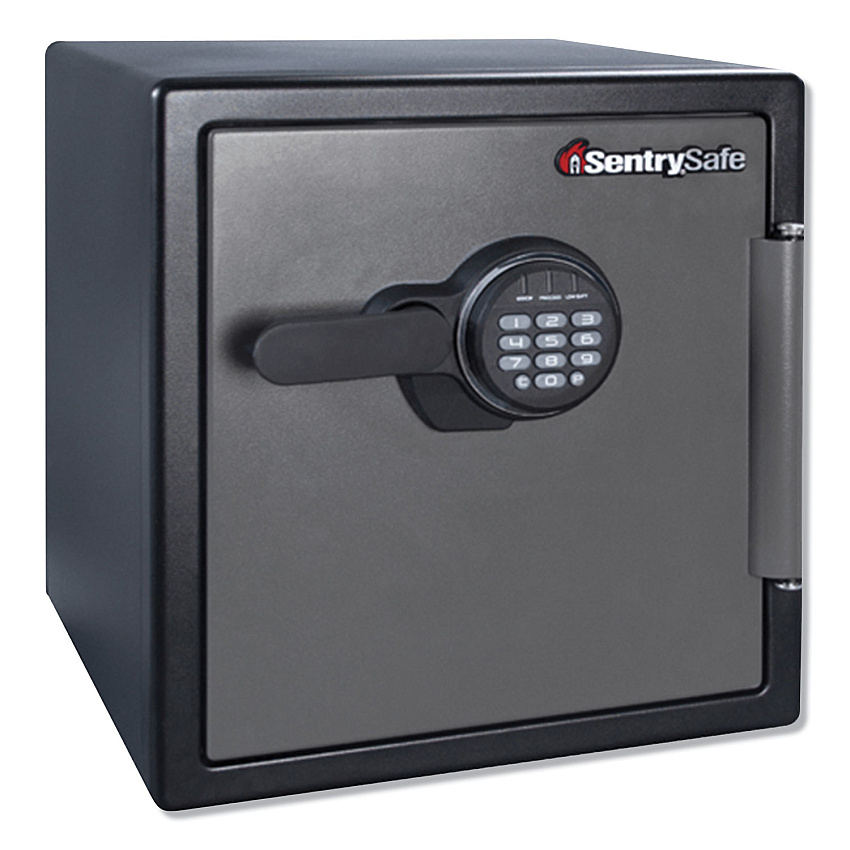 Sentry Safe Fire-Safe with Digital Keypad Access, 1.23 cu ft, 16.38w x 19.38d x 17.88h, Gunmetal (SFW123ES)