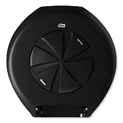 Tork 3 Roll Bath Tissue Roll Dispenser for OptiCore, 14.12 x 6.31 x 14.56, Black (565828)