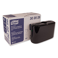 Tork Xpress Countertop Towel Dispenser, 12.68 x 4.56 x 7.92, Black (302028)