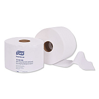 Tork Premium Bath Tissue Roll with OptiCore, Septic Safe, 2-Ply, White, 800 Sheets/Roll, 36/Carton (106390)