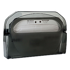Tork Toilet Seat Cover Dispenser, 16 x 3.13 x 11.5, Smoke, 12/Carton (1951001)