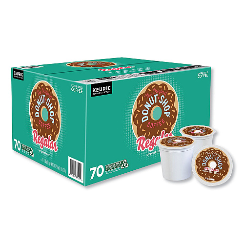 The Original Donut Shop Donut Shop Regular Bulk K-Cups, 70/Carton (7111)