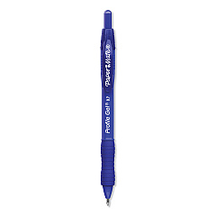 Paper Mate Profile Gel Pen, Retractable, Medium 0.7 mm, Blue Ink, Translucent Blue Barrel, 36/Pack (2095449)