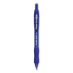 Paper Mate Profile Ballpoint Pen, Retractable, Medium 1 mm, Blue Ink, Translucent Blue Barrel, 4/Pack (2113555)