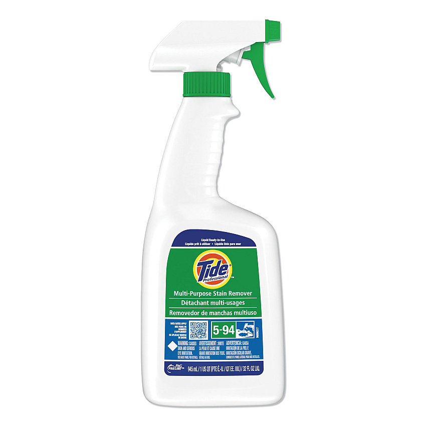 Tide Professional Multi Purpose Stain Remover, 32 oz Trigger Spray Bottle, 9/Carton (48147)