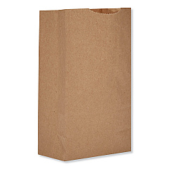 General Grocery Paper Bags, 52 lbs Capacity, #2, 4.3"w x 2.44"d x 7.88"h, Kraft, 500 Bags (GX2500)