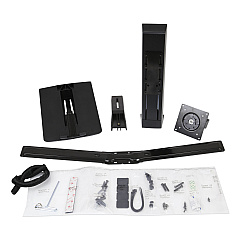 WorkFit by Ergotron Monitor Riser, For 24" Monitors, 30 Degree Tilt, Black, Supports 16 lb (97933085)
