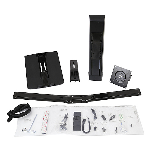 WorkFit by Ergotron Monitor Riser, For 24" Monitors, 30 Degree Tilt, Black, Supports 16 lb (97933085)