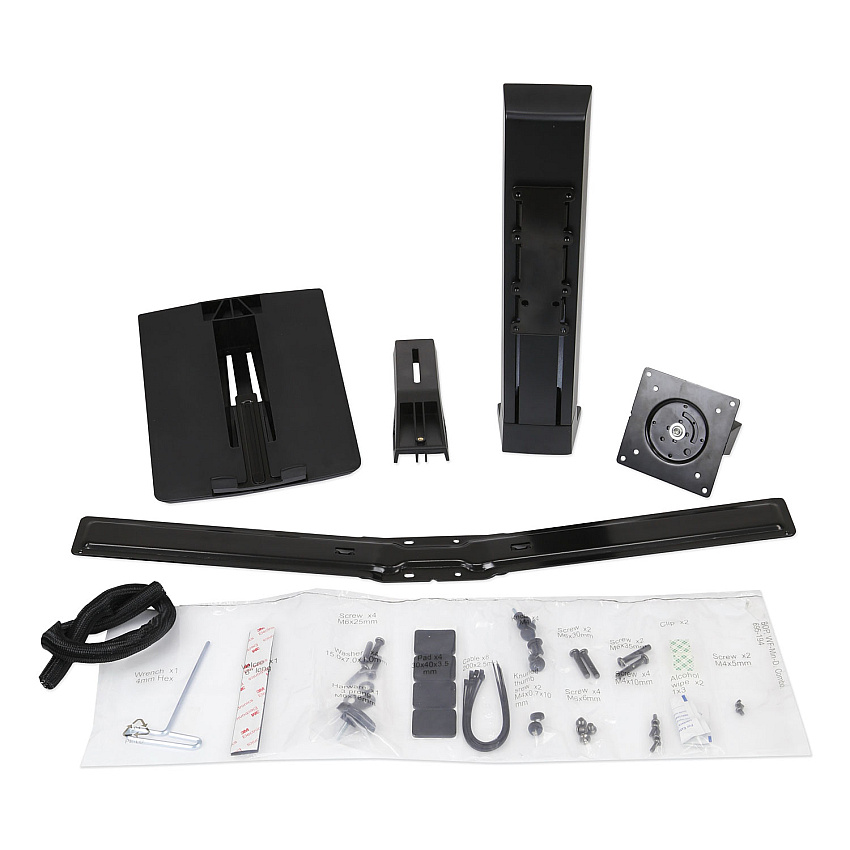 WorkFit by Ergotron Monitor Riser, For 24" Monitors, 30 Degree Tilt, Black, Supports 16 lb (97933085)