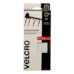 VELCRO Brand Industrial-Strength Heavy-Duty Fasteners, 2" x 4 ft, White (90595)
