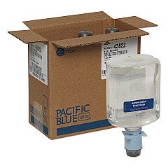 Georgia Pacific Professional Pacific Blue Ultra Automated Foam Soap Refill, Antimicrobial, E2 Rated, Fragrance-Free, 1,200 mL, 3/Carton (43822)