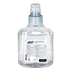 PURELL Advanced Foam Hand Sanitizer, LTX-12, 1,200 mL Refill, Fragrance-Free, 2/Carton (190502CT)
