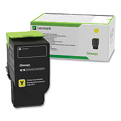 Lexmark 78C1UYE Ultra High-Yield Toner, 7,000 Page-Yield, Yellow