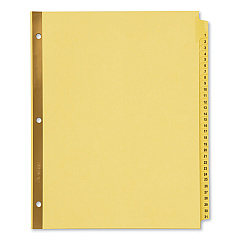 Avery Preprinted Laminated Tab Dividers w/Gold Reinforced Binding Edge, 31-Tab, Letter (11308)