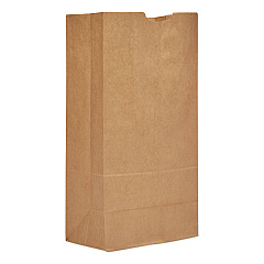 General Grocery Paper Bags, 20 lbs Capacity, #20, 8.25"w x 5.94"d x 16.13"h, Kraft, 500 Bags (GK20500)