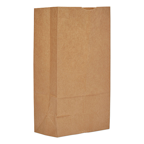 General Grocery Paper Bags, 12 lbs Capacity, #12, 7.06"w x 4.5"d x 12.75"h, Kraft, 1,000 Bags (GK12)