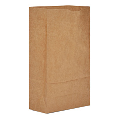 General Grocery Paper Bags, 35 lbs Capacity, #6, 6"w x 3.63"d x 11.06"h, Kraft, 2,000 Bags (GK6)