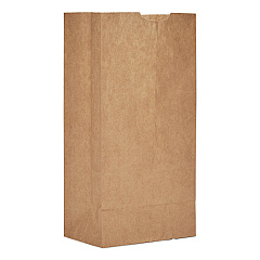 General Grocery Paper Bags, 50 lbs Capacity, #4, 5"w x 3.13"d x 9.75"h, Kraft, 500 Bags (GX4500)