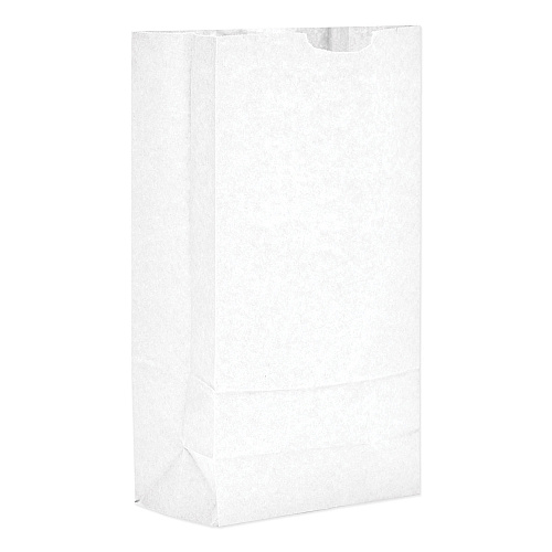 General Grocery Paper Bags, 10# Size, 35# Basis Weight, 6.31" x 4.19" x 12.38", White, 2,000/Bundle (GW10)