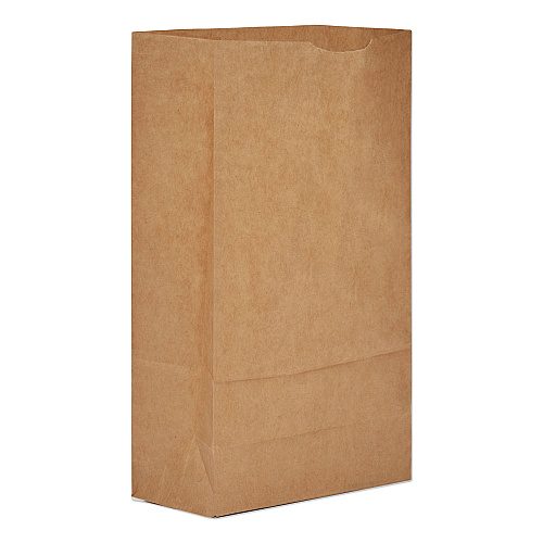 General Grocery Paper Bags, 50 lbs Capacity, #6, 6"w x 3.63"d x 11.06"h, Kraft, 500 Bags (GX6500)