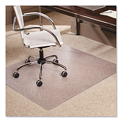 ES Robbins Multi-Task Series AnchorBar Chair Mat for Carpet up to 0.38", 46 x 60, Clear (128371)