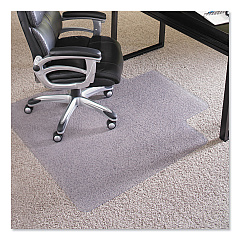 ES Robbins Performance Series Chair Mat with AnchorBar for Carpet up to 1", 36 x 48, Clear (124054)