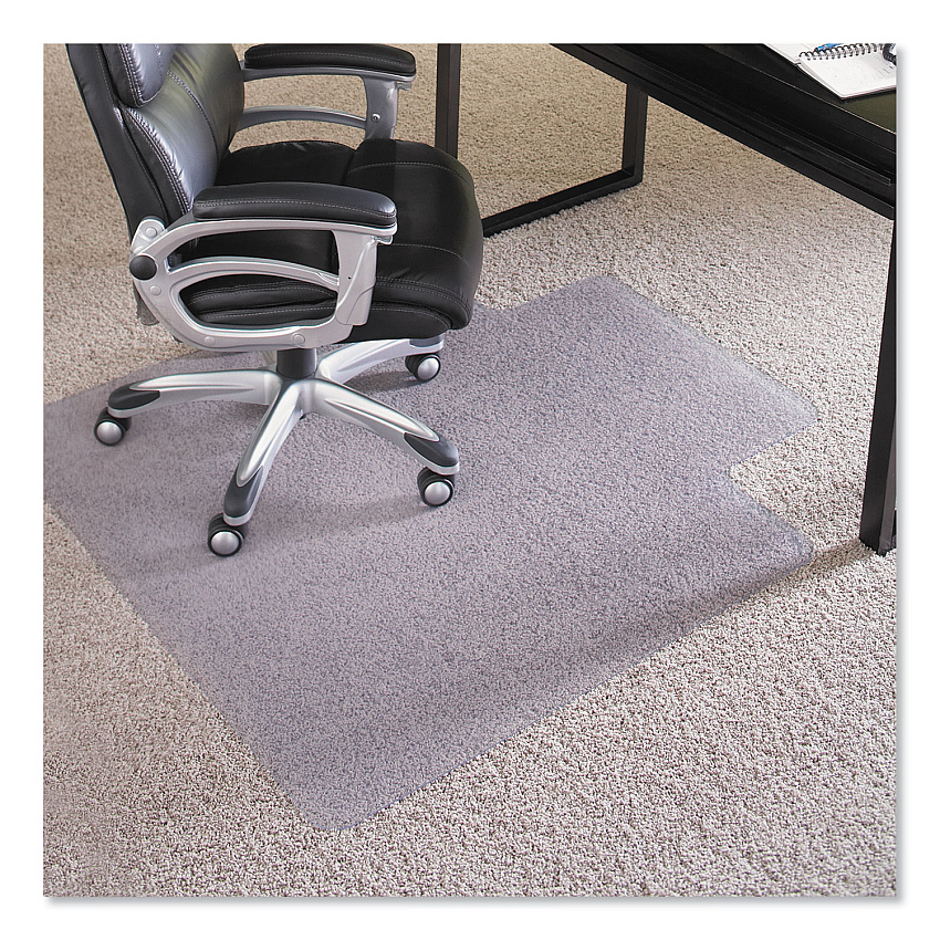 ES Robbins Performance Series Chair Mat with AnchorBar for Carpet up to 1", 36 x 48, Clear (124054)