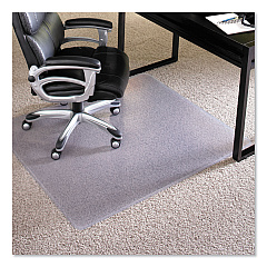 ES Robbins Performance Series AnchorBar Chair Mat for Carpet up to 1", 46 x 60, Clear (124377)