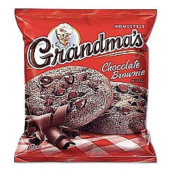 Grandma's Cookies - Single Serve, Chocolate Brownie, 2.5 oz Packet, 60/Carton (FRI10310)