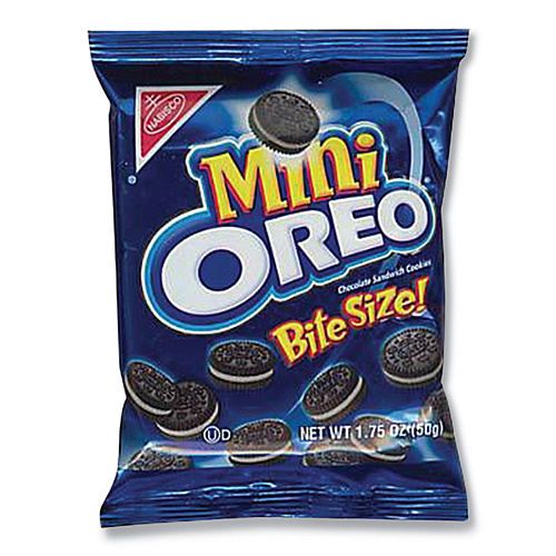 Nabisco Oreo Minis - Single Serve, 1.75 oz Packets, 60/Carton (NFG00011)