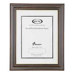 AbilityOne 7105012820631 SKILCRAFT Style C Photo Frame, Wood, 8.5 x 11, Walnut Stain