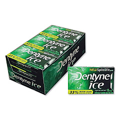 Dentyne Sugarless Gum, Spearmint, 16 Pieces/Pack, 9 Packs/Box (AMC31500)